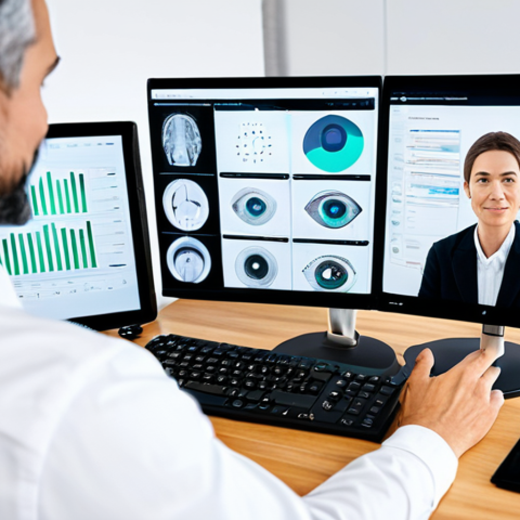 AI-Assisted Therapy Session**

"A fully clothed psychologist in a bright, modern office, consulting with a patient. A computer screen displays AI analysis of speech patterns. The psychologist is taking notes while maintaining eye contact. Safe for work, appropriate content, professional setting, perfect anatomy, correct proportions, natural pose, well-formed hands, family-friendly, professional photography, high quality, modest attire."

**