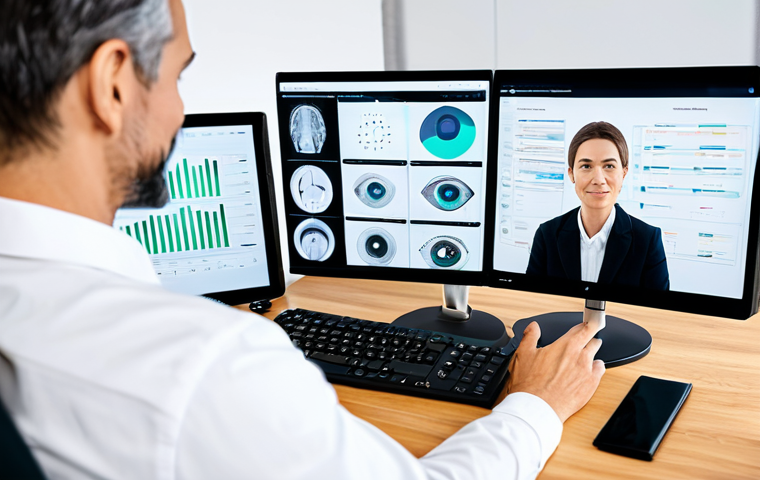 AI-Assisted Therapy Session**
"A fully clothed psychologist in a bright, modern office, consulting with a patient. A computer screen displays AI analysis of speech patterns. The psychologist is taking notes while maintaining eye contact. Safe for work, appropriate content, professional setting, perfect anatomy, correct proportions, natural pose, well-formed hands, family-friendly, professional photography, high quality, modest attire."
**