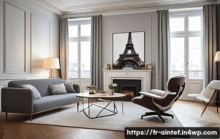 AI와 심리 치료의 윤리적 토대 - A modern therapy session scene set in a cozy Parisian office with warm lighting, showing a professio...